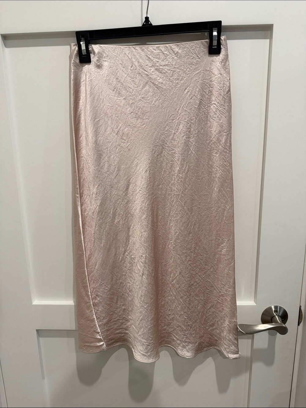 Aritzia Babaton Blush Satin Midi Skirt